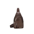 thumbnail image 3 of Sentmoon Sac de Poitrine pour Hommes Sac Bandoulière Sac à Sangle Sac à Dos avec Trou USB avec Trou pour Écouteurs Sangle Sac à Dos Sac à Dos de Randonnée Sac de Poitrine Polyvalent, 3 of 8