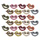 thumbnail image 3 of 48 pinzas para el pelo para mujer, con forma de corazón, pequeñas, para niñas, para peinar el cabello fino., 3 of 6