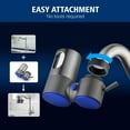 thumbnail image 6 of sumerain Faucet Mounted Water Filtration System,Water Filter for Sink, Lead Reducing Water Purifier for Fluoride, Chlorine & Heavy Metals-No Tools Required, 6 of 16