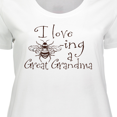 thumbnail image 4 of Inktastic I Love Bee-ing a Great Grandma Women's Plus Size T-Shirt, 4 of 5