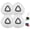 White, variant on Aezusy 6-Pack Mop Head Replacements Compatible with 1-Tank Spin Mop System, Microfiber Mop Heads Refills for Deep Floor Cleaning