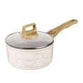 thumbnail image 4 of jifeng Non Stick Milk Pot 16cm Small Chocolate Melt Pan Soup Pot for Home Gas Stove White, 4 of 9