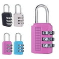 thumbnail image 5 of VONKY 3 Digit Combination Password Lock Zinc Alloy Security Lock Suitcase Luggage Coded Lock Cabinet Locker Padlock, 5 of 5