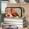 thumbnail image 6 of PhooArto Pencil Case, Bird Flower on Music Large Capacity Pencil Pouch Stationery Pen Bag, 6 of 7