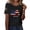 A02-Black, variant on Women's 250th Anniversary Usa Shirt Plus Size Crew Neck T Shirts Short Sleeve Blouse Usa Flag Tops Summer Tee