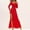 Red, variant on Hvot&aat Women's Long Sleeve V-Neck Sequins Gown Elegant Shinny Mermaid Formal Evening Cocktail Party Prom Dress with Slit