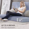thumbnail image 2 of Lilypelle Daybed Mattress, Memory Foam Futon Mattress Full Size, Thick Futons Sofa Couch Bed 75" x 54" x 5" Size With Washable Cover, 2 of 8