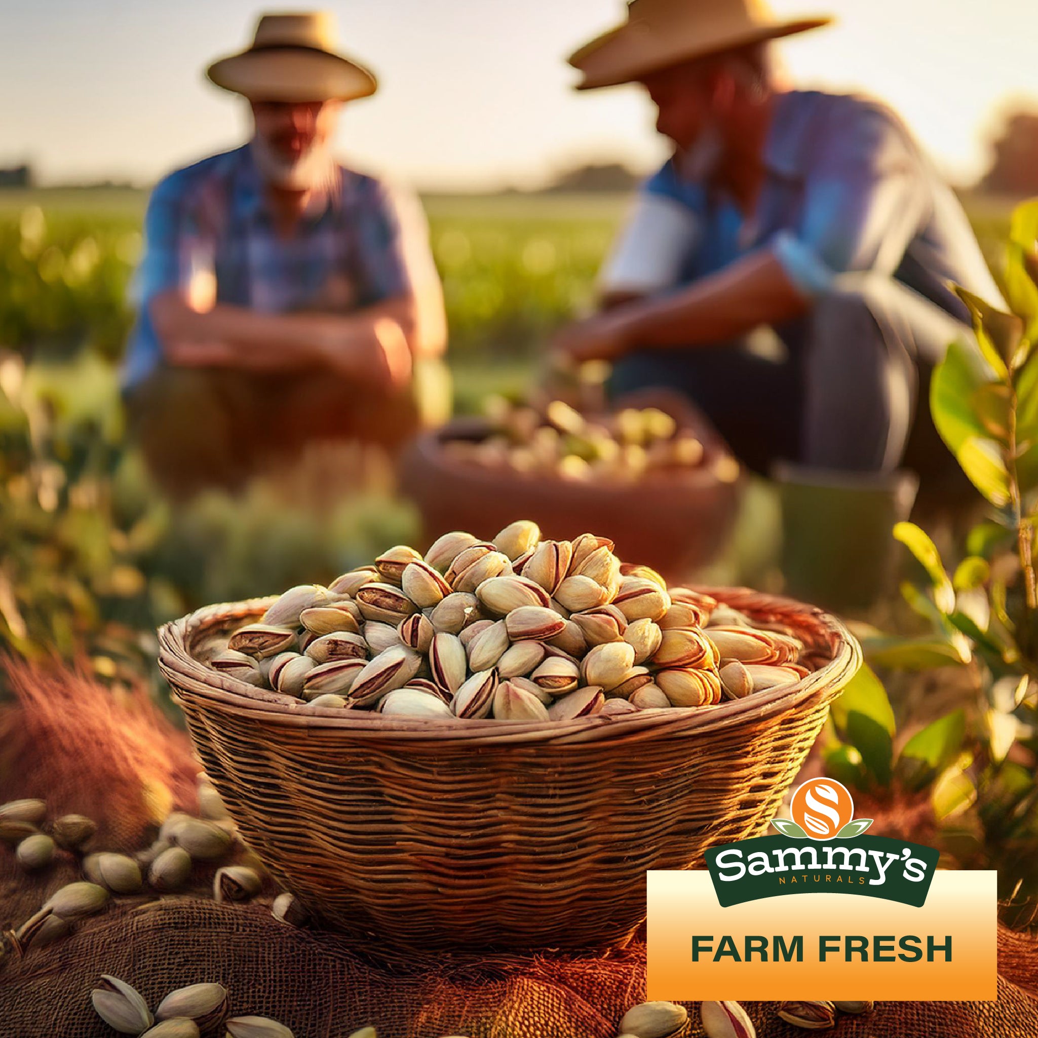 Sammys Naturals California Pistachios, Roasted & Salted (32oz - 2 lbs) Kosher