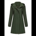 thumbnail image 3 of Chaqueta Impermeable para Mujer con Capucha, Abrigo Impermeable para Mujer, Cortavientos Verde S, 3 of 8