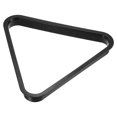 thumbnail image 1 of Uxcell Billiard Ball Triangle Rack Standard Snooker Pool Ball Rack Plastic Holder Black, 1 of 5