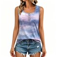 thumbnail image 3 of IMENGL Women's Slim-Fit Camisole Casual Dresses Long Sleeve Dresses V Neck Printed Long Dress Sleeveless Soft Tank Top for Womens,M-XXL, 3 of 7
