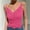 Hot Pink, variant on Lace Y2k Tank Tops Fairy Grunge Clothes Crop Tops Lace Patchwork Cami Ribbed Knitted Tank for Women