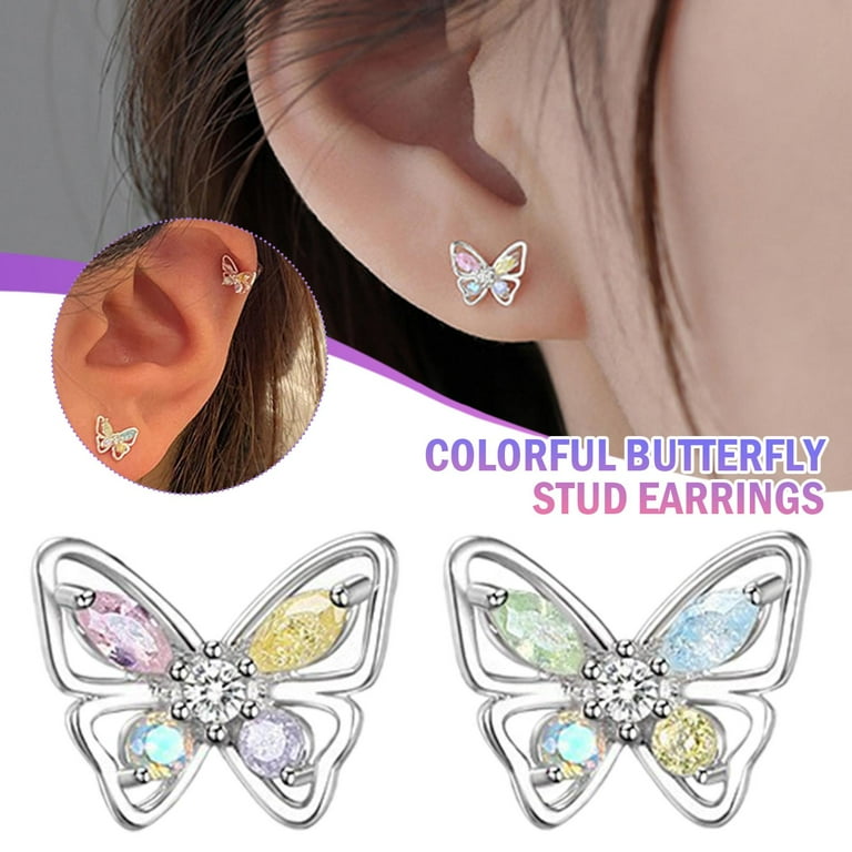 Butterly Earrings Kids Jewelry FREE SHIPPING