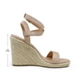 thumbnail image 4 of DREAM PAIRS Womens Open Toe Espadrilles Dressy Platform Sandals Buckle Ankle Strap Stylish Wedges Sandals, 4 of 5