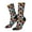 2 Black-2, variant on Retro Video Game Print Adult Socks for Men & Women,Calf Socks, Ankle Socks,Boots Socks,Breathable Casual Sock,Unisex Crew Socks