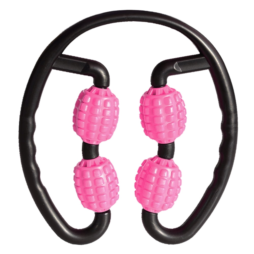 4 Wheel Trigger Point Massage Roller for Arm Leg Neck Muscle Tissue