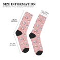 thumbnail image 3 of KLL Girl Rabbit Print Cool Socks Men's Women's Crew Socks Funny Crazy Novelty Stockings, 3 of 7