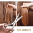 thumbnail image 2 of Unique Bargains Hair Scissors Hair Cutting Scissors Barber Texturizing Scissors Stainless Steel Razor Silver Tone, 2 of 7