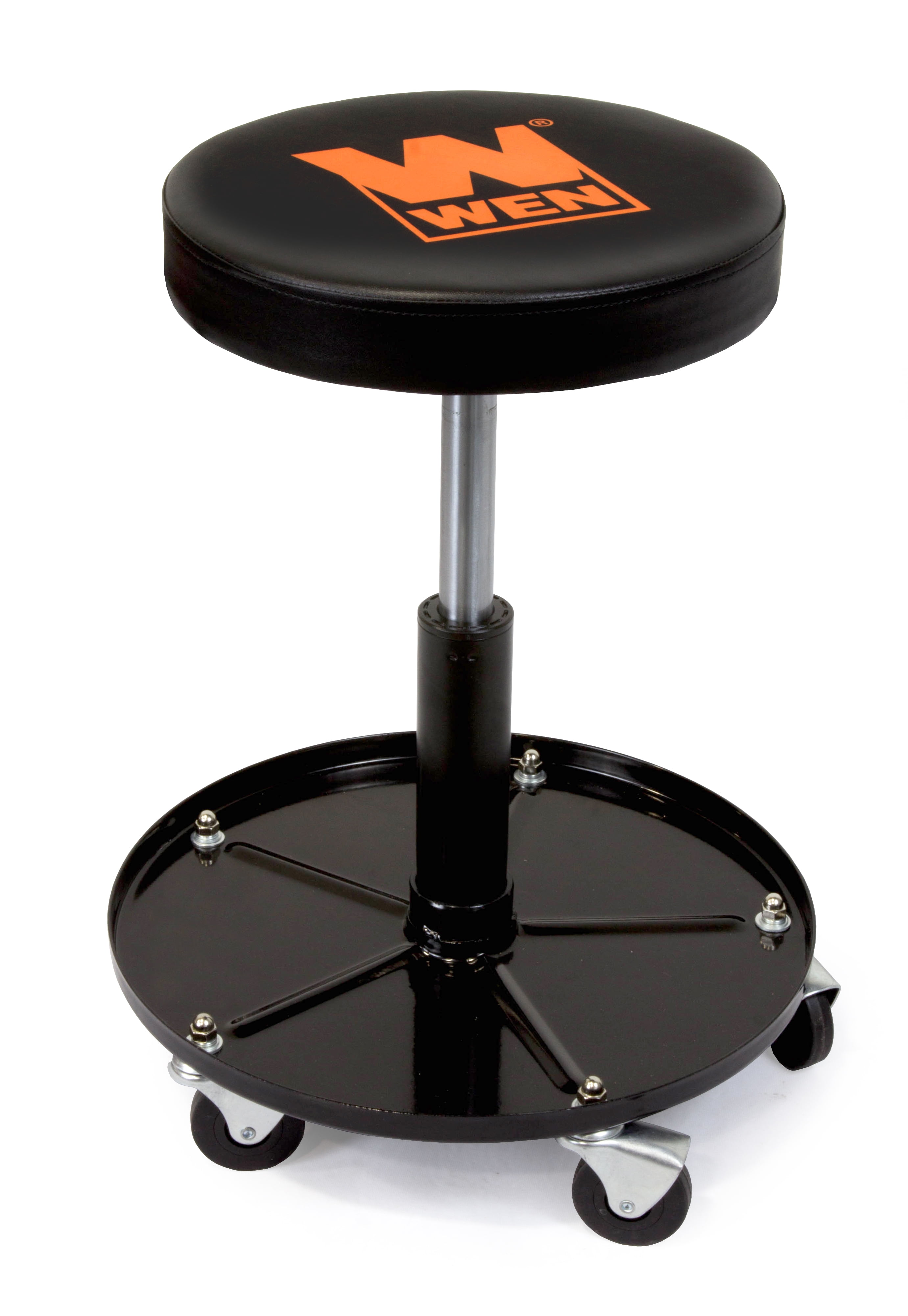 WEN 300-Pound Capacity Pneumatic Rolling Mechanic Stool