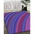 thumbnail image 2 of Ahgly Company Indoor Rectangle Patterned Dark Magenta Purple Area Rugs, 2' x 5', 2 of 6