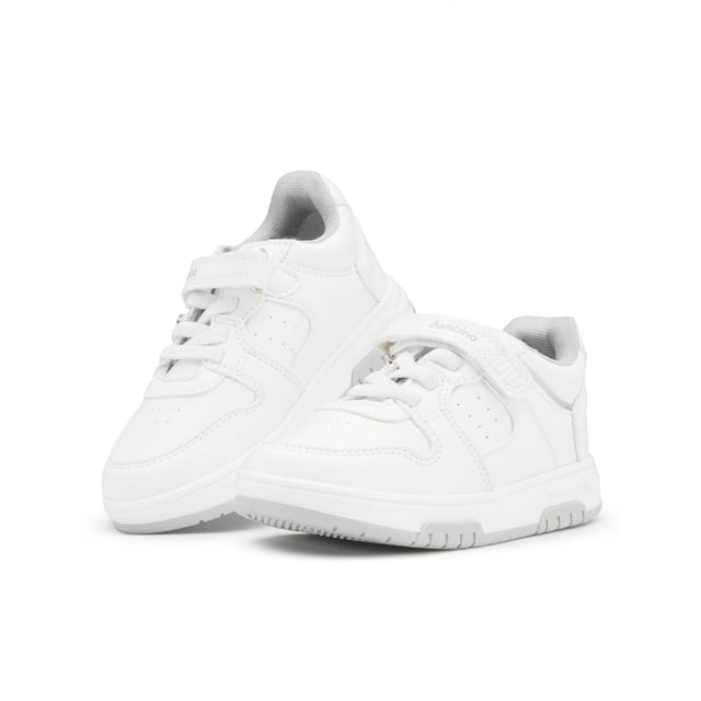 Tenis Escolar Deportivo Para Niño Bambino Running Comodos blanco 15