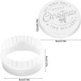 thumbnail image 3 of SUSHANG 2024 Christmas Cookie Seal 3D Merry Christmas Cookie Stamp for Holiday Baking and Decorating Food-Grade Plastic Cookie Embosser for Unique Festive Cookies and Desserts Easy to Use Perfect, 3 of 9
