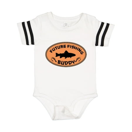 

Inktastic Future Fishing Buddy Gift Baby Boy or Baby Girl Bodysuit