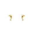 thumbnail image 2 of Bizzarro - Aretes tipo Broqueles De Delfín En Oro Amarillo 14K Bizzarro Aretes, 2 of 2