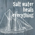 thumbnail image 2 of Prime, Marcus 12x12 White Modern Wood Framed Museum Art Print Titled - Salty Healing 1, 2 of 4