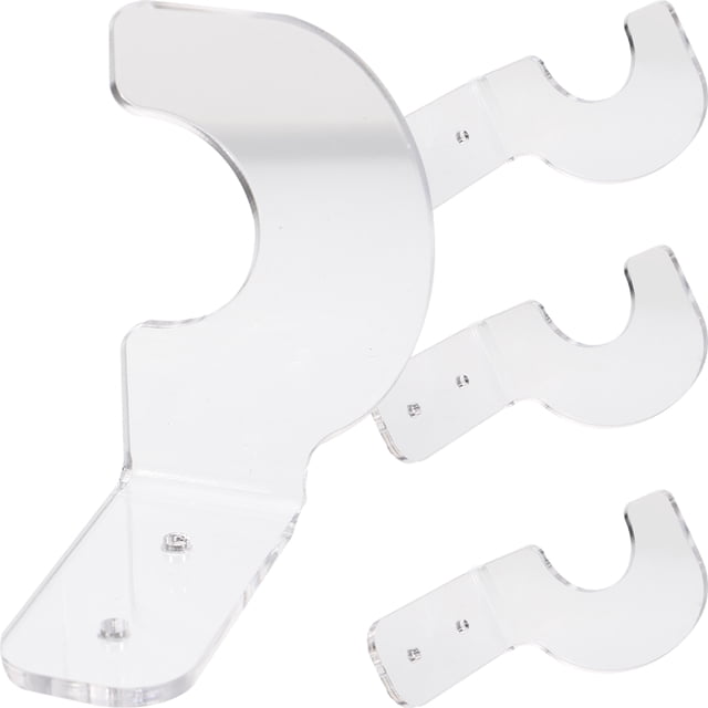 1 Set Baseball Bat Display Holder Acrylic Baseball Bat Stand Baseball Bat Display Holder with Install Screws