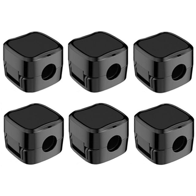 6/12x Magnetic Cable Organizer Storage Holder, Easy Secure Adhesive Cable Management Cable Clips Cord Organiser for Home Office
