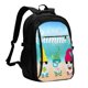 thumbnail image 1 of Fotbe Hello Summer Gnome 1 Mochila con Estampado y Puerto USB para Hombre y Mujer, Mochila Antirrobo, Mochila de Viaje, Mochila Escolar, Mochila Universitaria, 1 of 7
