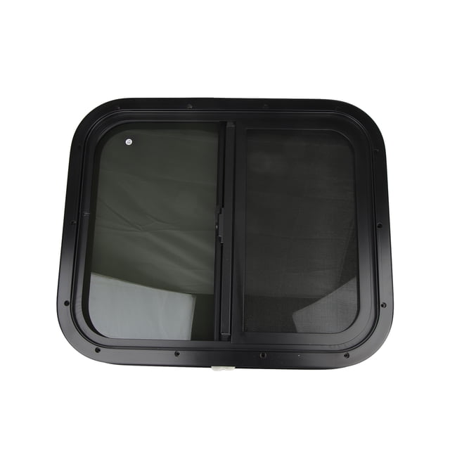 Fenêtre Coulissante RV Coin Arrondi Imperméable Scellée Preuve Polie pour
