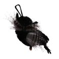 thumbnail image 3 of Estatua de espuma perfecl plumas artificiales decoración jardín negro, 3 of 8