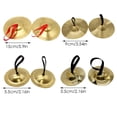thumbnail image 3 of BotaniNest Music Teaching Tool Copper Percussion Set | Early Education Enlightenment Instruments Copper Hats And Combination | Stage Grade Brass Material Three Scale Precise Adjust, 3 of 4