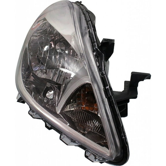 CarLights360: For 2012 2013 2014 NISSAN VERSA Headlight Assembly Passenger Side w/Bulbs-DOT Certified Replacement for NI2503207