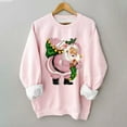 thumbnail image 5 of Tarmeek Ugly Christmas Sweaters for Women Funny Reindeer Print Long Sleeve Christmas Shirts Novelty Xmas Crewneck Ugly Christmas Sweatshirts Christmas Gifts for Women, 5 of 5