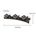 thumbnail image 2 of Sparkling Crystal Stone Braided Hair Clips,Rhinestone Hair Clips,Hair Clips for Women,Decorative Hair Clips,Claw Clips for Thick Hair, 2 of 8