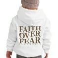 thumbnail image 3 of CHENge Christian Hoodies For Teen Girls 3-12 Years, Printed Sweatshirts Sayings Pullover Tops with Pockets,Autumn/Winter Outfits(White,5-6 Years), 3 of 6