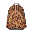 thumbnail image 3 of Abstract Paisley Students Backpack Colorful Bohemian Vintage Floral School Bag with Elegant Ethnic Pattern, Lightweight and Wear-Resistant for Students, 3 of 6