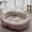 Pink, variant on Cozy Oval Snuggle Pet Bed, Plush & Thickened Cat Bed Warm and Secure Bed for Cats and Small Medium Dogs, All Seasons