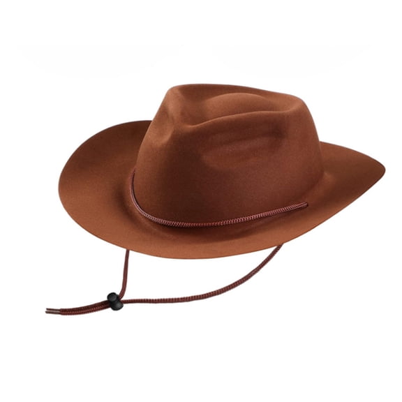Dmsael Kids Western Cowboy Hat for Kids Toddler Girls Boys Felt Fedora Cowgirl Cowboy Hat with Belt Buckle