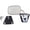 Paint to match, variant on For Chevy Suburban C10 / C20 / K10 / K20 1973-1986 Door Mirror Driver OR Passenger Side | Single Piece | Manual-Folding | Below Eyeline | Chrome | Replacement For 996220 | GM1320103