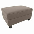 thumbnail image 2 of Bush Furniture Flare Storage Ottoman in Tan Microsuede, 2 of 5