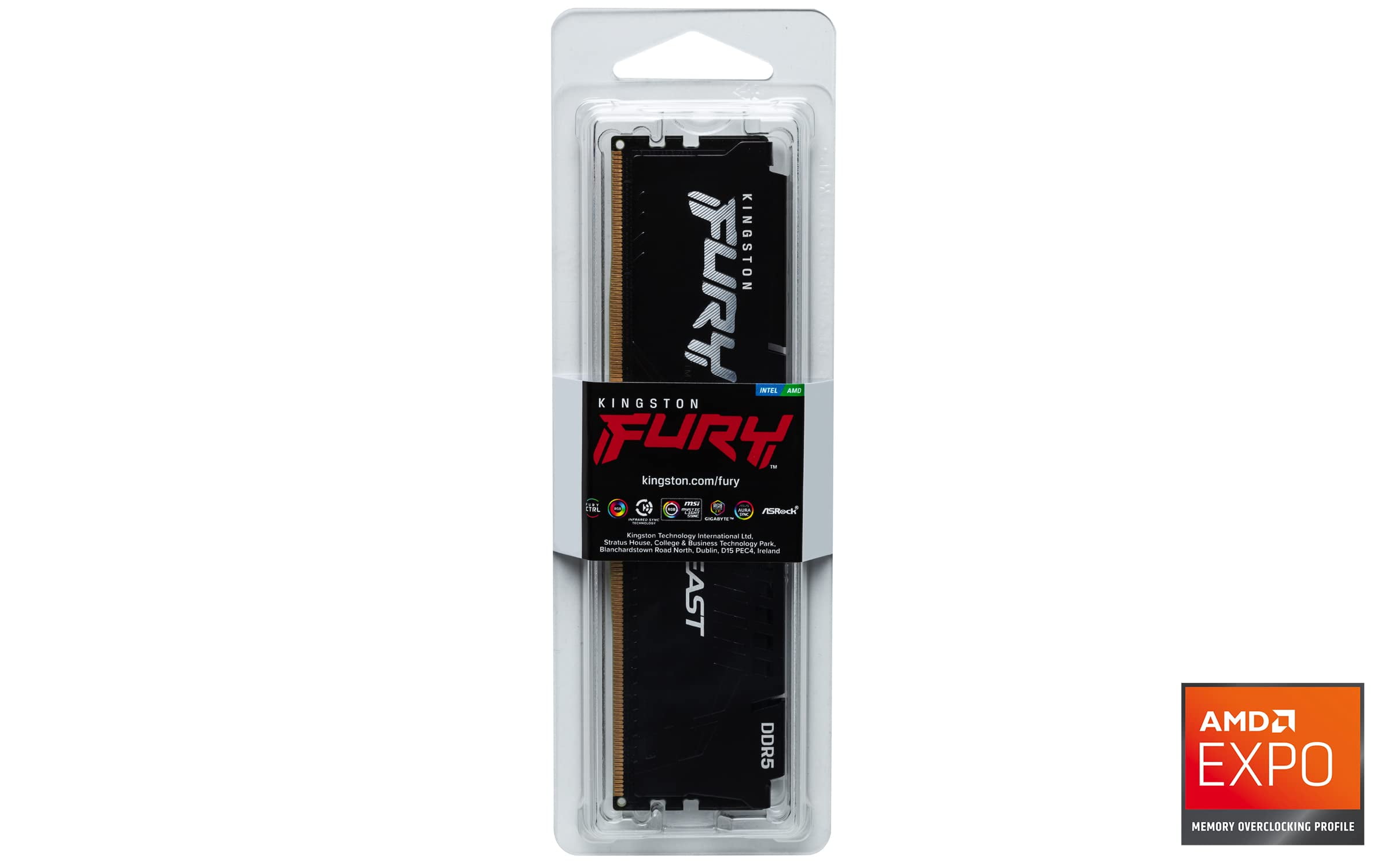 Kingston FURY Beast 16GB DDR5 SDRAM Memory Module