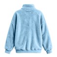 thumbnail image 4 of Girls Half Zip Sweatshirt Zippered Long Sleeve Kids Pullover Cute Lightweight Fleece Girls Sweatshirts, 4 of 4
