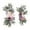 Purple, variant on S SERENABLE 2Pcs Silk Flowers Wedding Arch Flowers Door Floral Backdrop Artificial Flower Swag for Party Stage Performance Farmhouse Home Orange