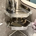 thumbnail image 5 of BOKYAN Premium Acrylic & Stainless Steel Corner Shower Caddy – No‑Nail Wall Mount, Space‑Saving Triangle Design, Multi‑Purpose Bathroom Organizer, 5 of 10