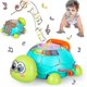 thumbnail image 1 of Juguetes sonoros para niños de 1 año, juguetes musicales para bebés, juguete para gatear de tortuga con regalo de tambor para niños, 1 of 5
