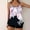 Purple, variant on EGNMCR Women Two Piece Tankini Swimsuit Tummys control Plus Size Long Top and High Waisted Boyshorts Bathing Suits